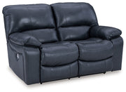 Leesworth Sofa, Loveseat and Recliner in Ocean - PKG016543