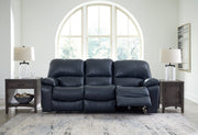 Leesworth Sofa, Loveseat and Recliner in Ocean - PKG016543