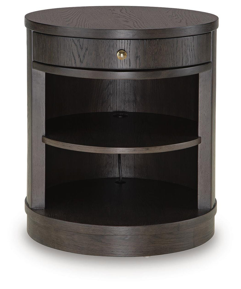 Leighmour Dark Brown Accent Table - A4000742
