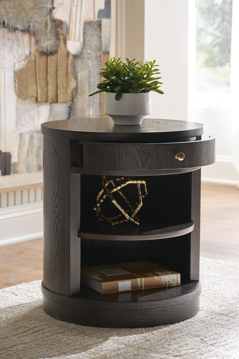Leighmour Dark Brown Accent Table - A4000742