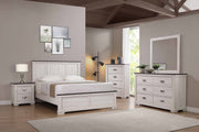 Leighton Cream/Brown Panel Bedroom Set - DMV FurnitureBedroom Set