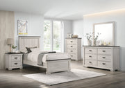 Leighton Cream/Brown Panel Youth Bedroom Set - DMV FurnitureYouth Bedroom Set