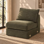 Leighton Modular - Armless Chair w/1 Pillow - LV07691