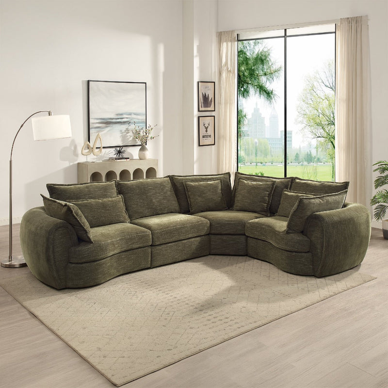 Leighton Modular - Left Facing Arm Chair w/3 Pillows - LV07690