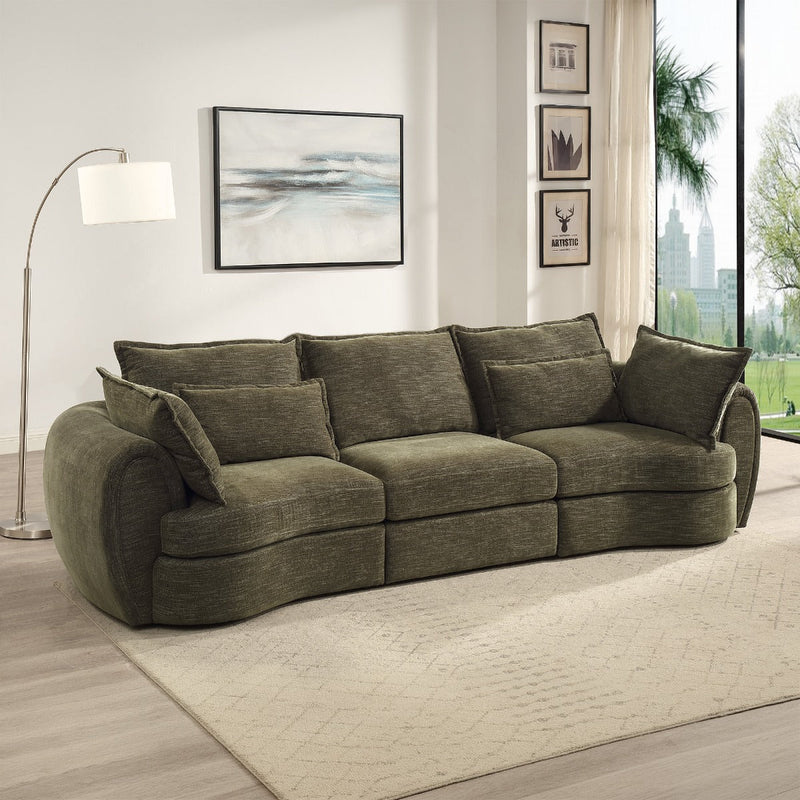 Leighton Modular - Right Facing Arm Chair w/3 Pillows - LV07693