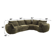 Leighton Modular - Wedge w/4 Pillows - LV07692
