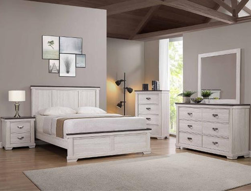 Leighton Two Tone Twin Panel Bed - DMV FurnitureTwin Bed
