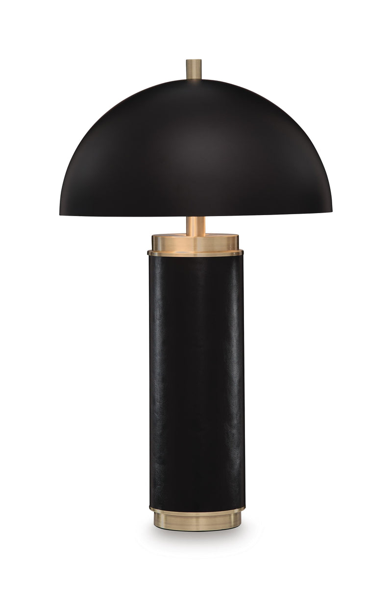 Lemland Black/Gold Finish Table Lamp - L208534