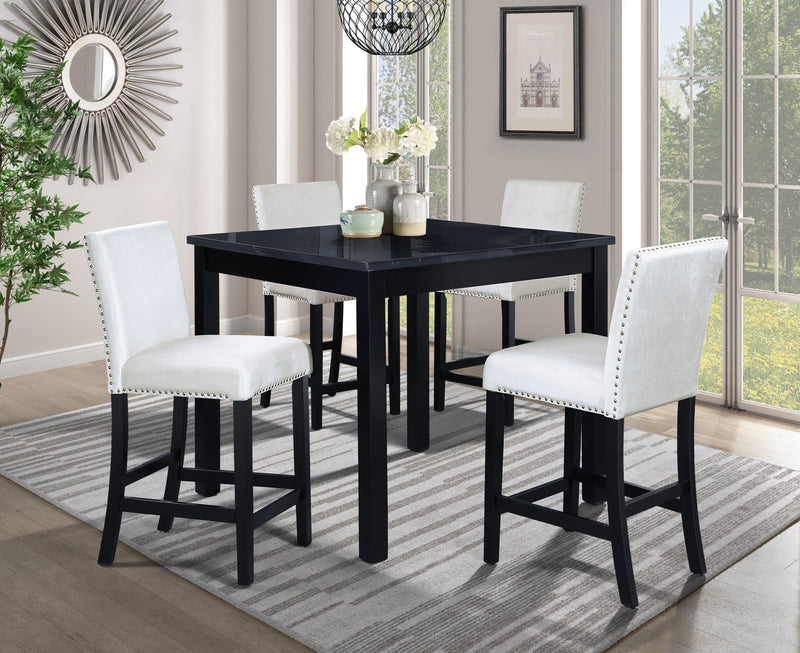 Leo Black/cream 5 Piece - LEO-BLKCRM-5-PC