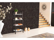 Leon Bookcase in Black - 711-LEO-BC-BLACK