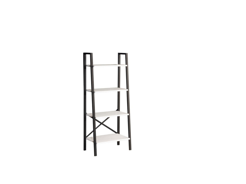 Leon Bookcase in Black - 711-LEO-BC-BLACK