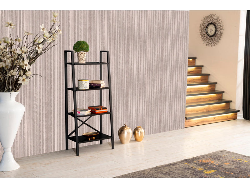 Leon Bookcase in Grey - 711-LEO-BC-GREY