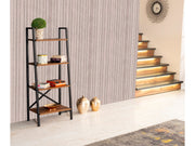 Leon Bookcase in White - 711-LEO-BC-WHITE