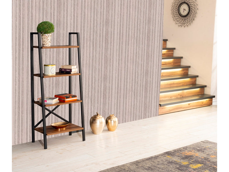 Leon Bookcase in White - 711-LEO-BC-WHITE