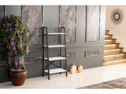 Leon Bookcase in White - 711-LEO-BC-WHITE