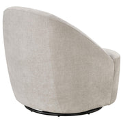 Leon Chenille Upholstered Swivel Accent Chair Beige - 903411