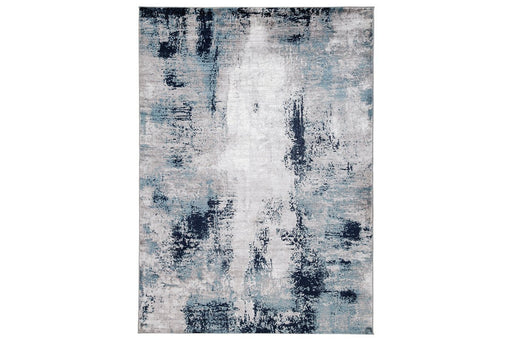 Leonelle Cream/Blue/Gray Large Rug - DMV FurnitureRug Large