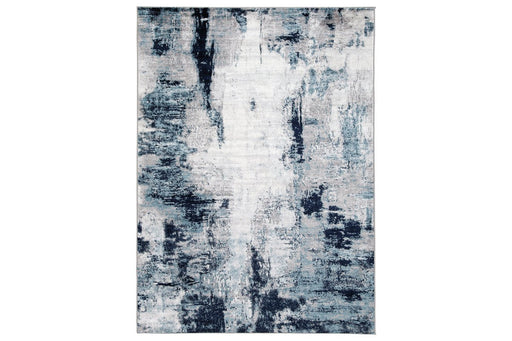 Leonelle Cream/Blue/Gray Medium Rug - DMV FurnitureRug Medium