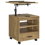 Lerma 1-drawer Adjustable Tray Top Nightstand with Speaker Mango - 305772MGO