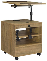 Lerma 1-drawer Adjustable Tray Top Nightstand with Speaker Mango - 305772MGO