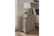Lettner Light Gray Nightstand - DMV FurnitureNightstand