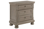 Lettner Light Gray Nightstand - DMV FurnitureNightstand