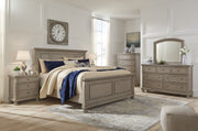 Lettner Light Gray Queen Panel Bed - DMV FurnitureQueen Bed