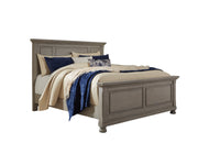 Lettner Light Gray Queen Panel Bed - DMV FurnitureQueen Bed