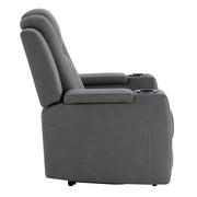 Leuco Power Motion Recliner w/Cup Holder, Control, LED & Power Headrest - LV02834