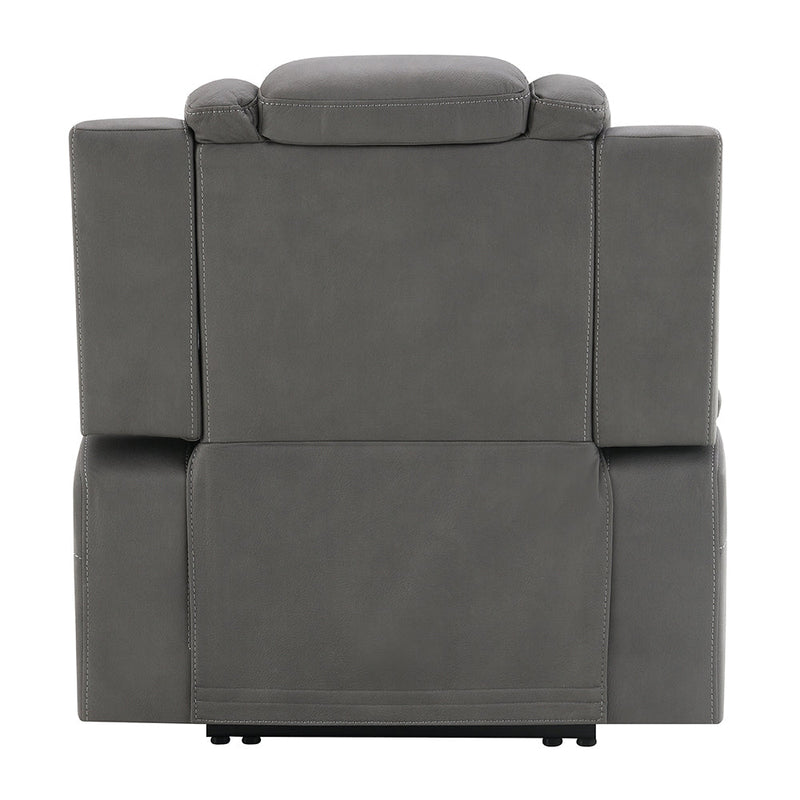 Leuco Power Motion Recliner w/Cup Holder, Control, LED & Power Headrest - LV02834
