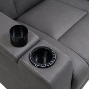 Leuco Power Motion Recliner w/Cup Holder, Control, LED & Power Headrest - LV02834