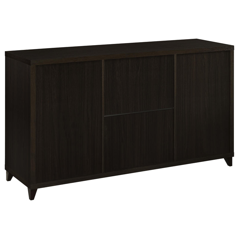Lewes 2-door Engineered Wood 60-inch TV Stand Cappuccino - 700881