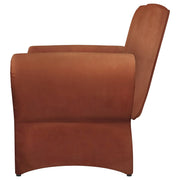 Liana Upholstered Roll Arm Accent Armchair Rust Orange - 903150