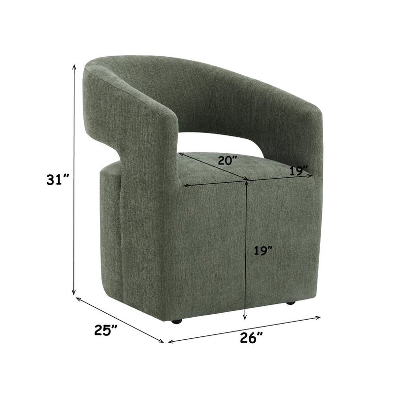 Libni Arm Chair w/Casters - DN02667
