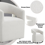 Libni Arm Chair w/Casters - DN02668