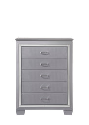 Lillian Silver LED Upholestered Bedroom Set - DMV FurnitureBedroom Set