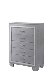 Lillian Silver LED Upholestered Bedroom Set - DMV FurnitureBedroom Set