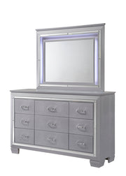 Lillian Silver LED Upholestered Bedroom Set - DMV FurnitureBedroom Set