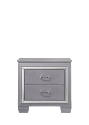 Lillian Silver LED Upholestered Bedroom Set - DMV FurnitureBedroom Set