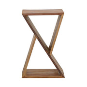 Lily Solid Reclaimed Wood Accent Side Table Natural - 910180