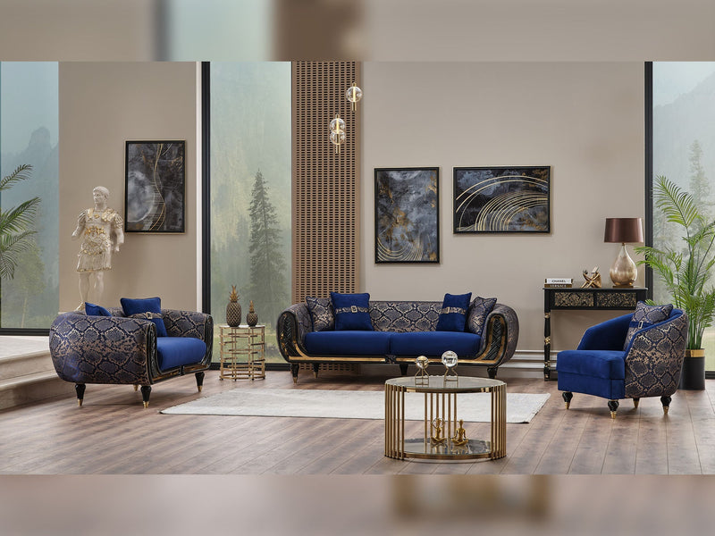 Lima Chair Blue in Blue - 101-LIM-BLUE-B
