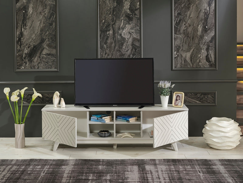 Lina Tv Stand Grey - 721-LIN-TV-GREY