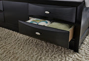 Linda Black Full Bed Group - LINDA-BL-FBG