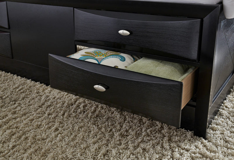 Linda Black Full Bed Group - LINDA-BL-FBG