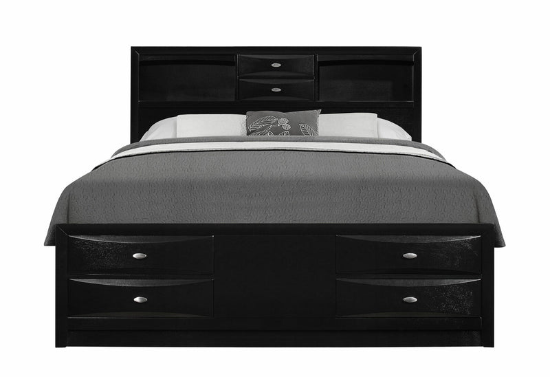 Linda Black Full Bed Group - LINDA-BL-FBG