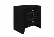 Linda Black Nightstand - LINDA(FD0011B)-BL-NS (M)