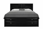 Linda Black Queen Bed - LINDA-BL-QB (M)