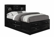 Linda Black Queen Bed - LINDA-BL-QB (M)