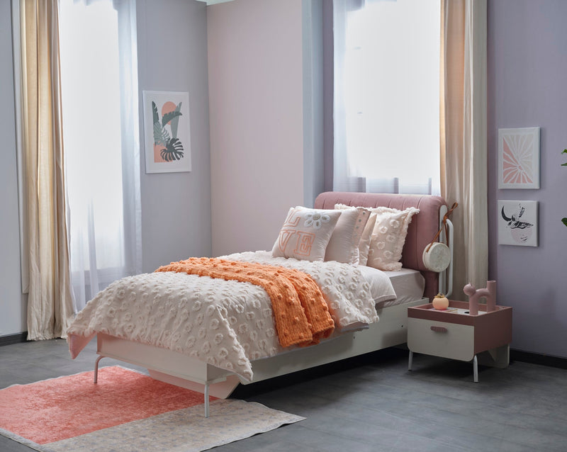 Linda Kids Room Set (Twin Bed &  Study Desk &  Nightstand) - 145-LIN-SET