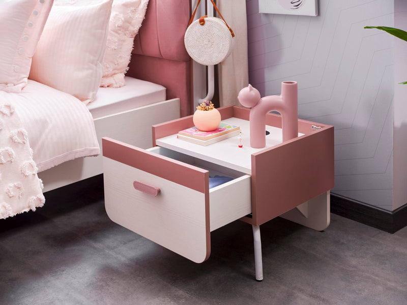 Linda Kids Room Set (Twin Bed &  Study Desk &  Nightstand) - 145-LIN-SET
